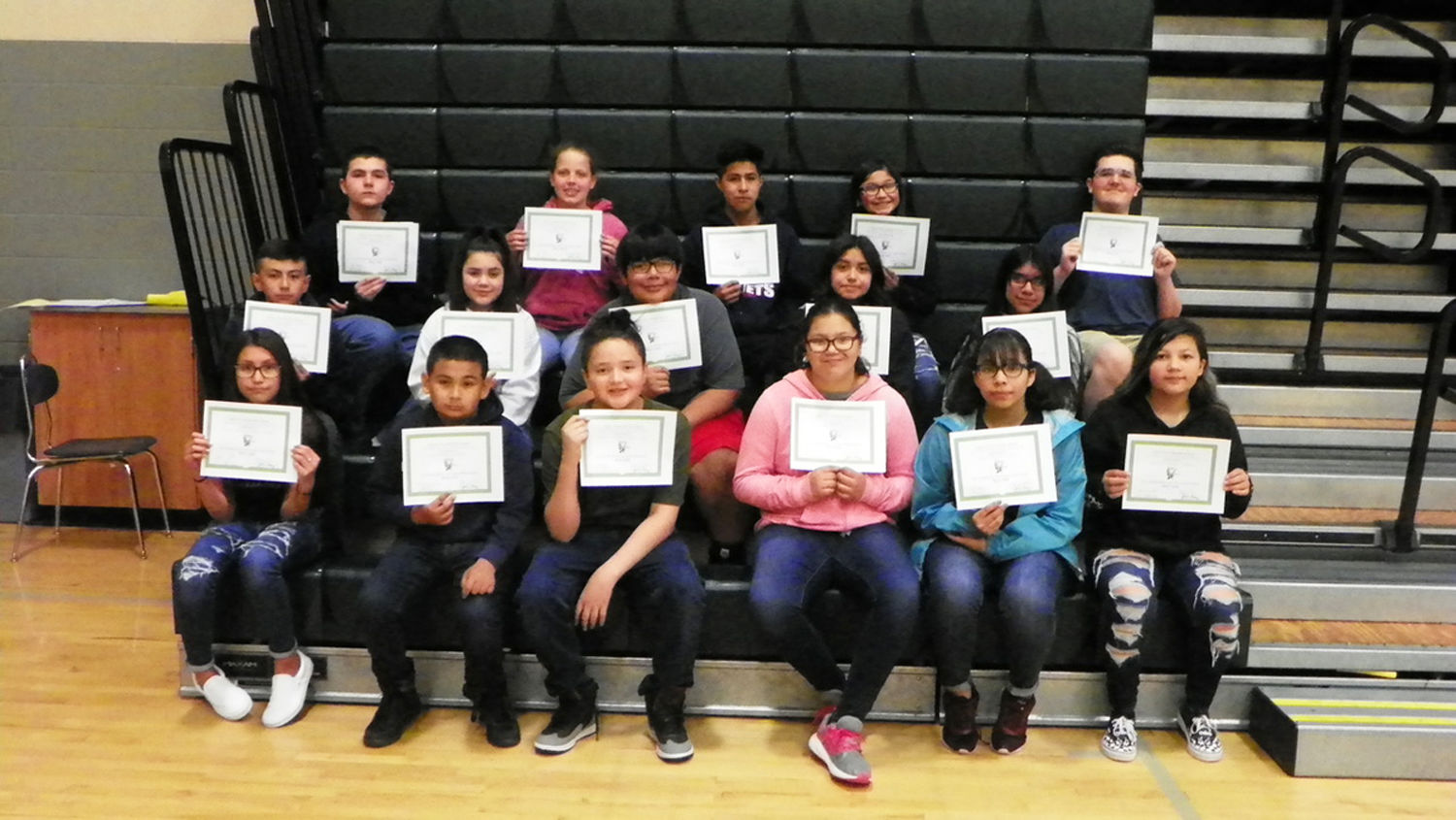 Sierra Vista Middle School May Students of the Month